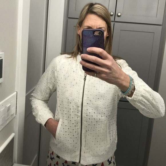 J Crew eyelet jacket - Picture 8 of 8